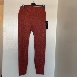 90 Degree By Reflex - Women's Leopard Jacquard HI RISE  Elastic Free waistband